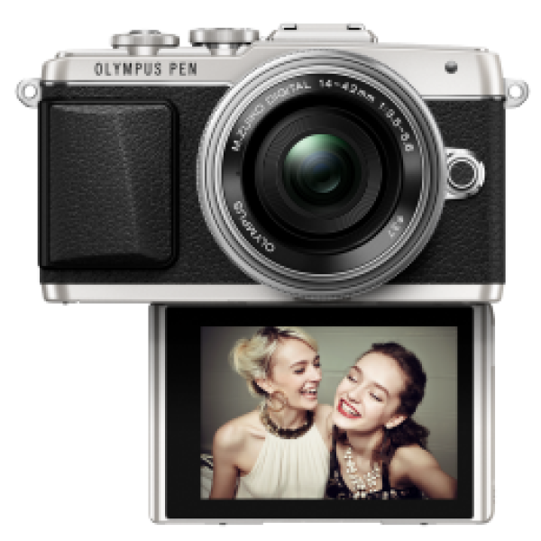 Цифровая системная фотокамера OLYMPUS E-PL7 Kit (14-42) Silver/Silver